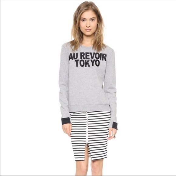 Aiko Tops - AIKO Au Revoir Tokyo sweatshirt Large